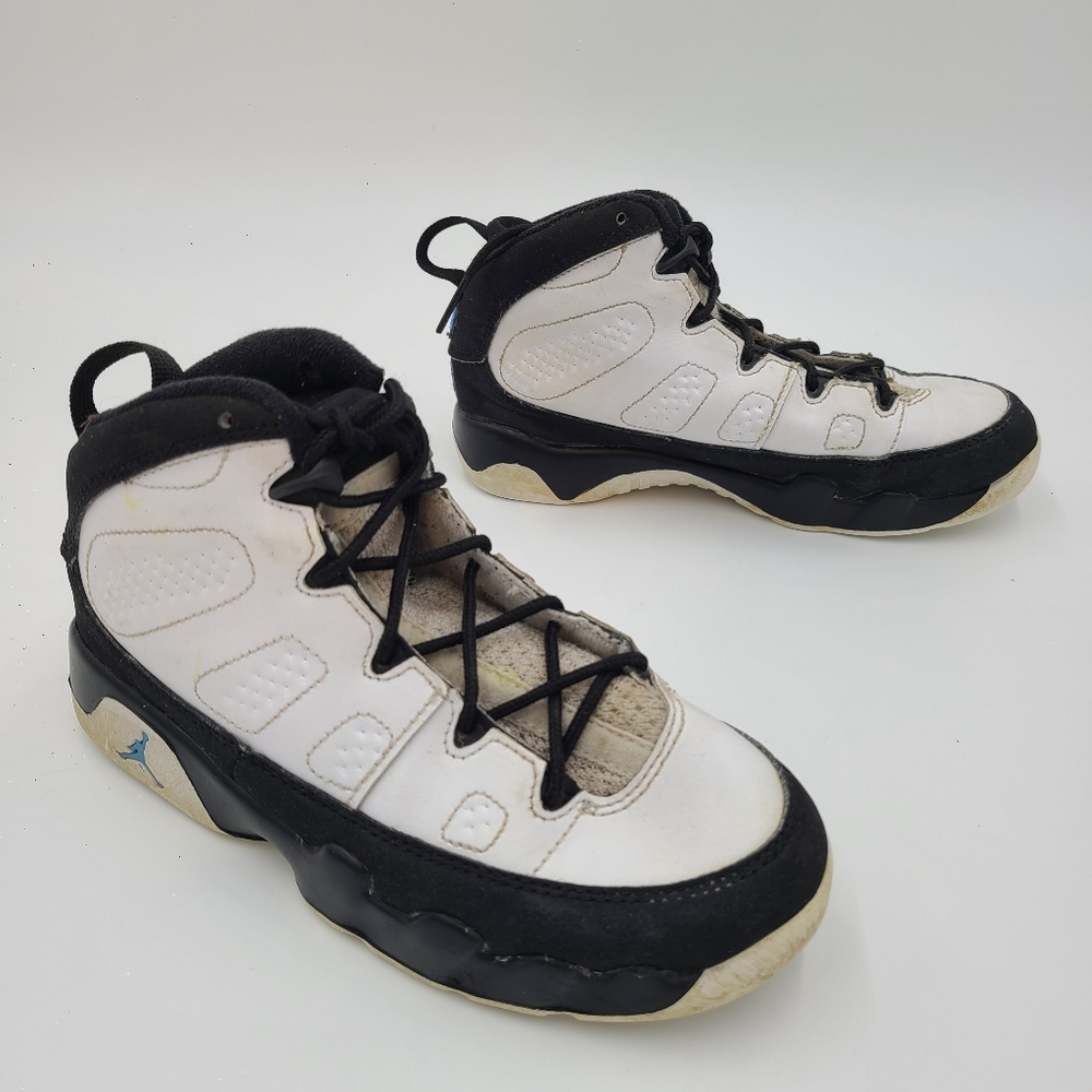 Air Jordan 9 IX Retro PS University Black White Blue 401811-140 Size 13C